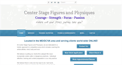 Desktop Screenshot of centerstagefiguresandphysiques.com